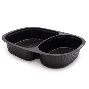 Oval Meal Tray 2 Div [T732] (250)