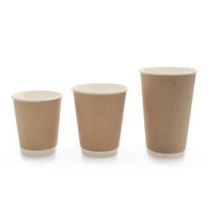 500ml Hot CUP D/ Wall KRAFT (500)