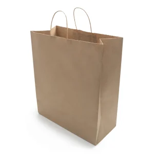 Brown Large Shopper + TWIST Handle 320 x 160 x 390 (250)