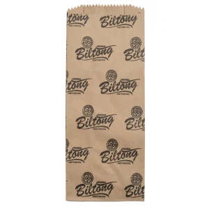 Brown Kraft FLASK Biltong PRINTED (500)