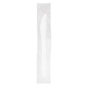Cutlery DESSERT SPOONS White WRAPPED [BOX] (200)